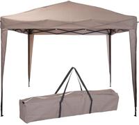 Tente de réception ProGarden Easy-Up 300 x 300 x 245 cm Taupe