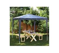 vidaXL Tente de réception 2,5x2,5 m bleue