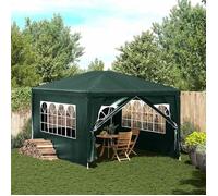 vidaXL Tente de réception 3x4 m Vert