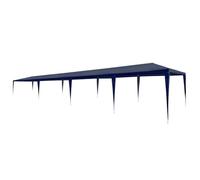 vidaXL Tente de fête 3x12 m PE Bleu