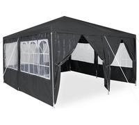 Tente de réception vidaXL, anthracite, 400 x 400 x 266 cm, polyéthylène