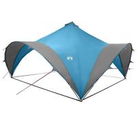 Tente de réception vidaXL avec toit, bleue, 500 x 500 x 350 cm, polyester et acier