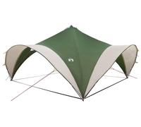 Tente de réception vidaXL avec toit, verte, 500 x 500 x 350 cm, en polyester et acier