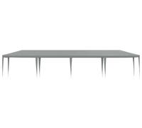Tente de réception vidaXL, gris clair, 1200 x 300 x 255 cm, PE et acier