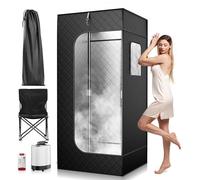 Tente de sauna - Tente de hammam - Sauna portable - Cabine de vapeur - Sauna personnelle - 9 réglages de température