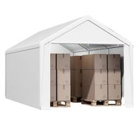Tente de stockage - Tente de remise - Tente de garage - Tente carport - Tente pour pâturage - Dimensions : 3 x 6 mètres - Structure métallique robuste