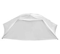 Tente de toit pour voiture avec protection solaire - Auvent de voiture semi-automatique - Hydraulique - 4,2 x 2,2 m - Tissu Oxford et fibre de verre - Abri de voiture pliable et transportable - Gris a
