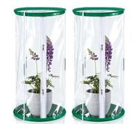 Tente D'hivernage Pour Plantes,2 Pièces 58*28CM Mini Serre De Jardin,Mini Serre Pop-Up,Petite Serre D'hivernage Pour Plantes Pour Fleurs,Jardin,Semis,Balcon,Légumes,Protection Hivernale,Transparent