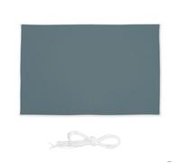 Relaxdays Voile d'ombrage rectangulaire gris