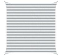 Tente d'ombrage vidaXL gris clair et blanc 4,5 x 4,5 m