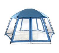 Tente dôme abri de piscine et spa - 5m x 4m H2.5m Bleu G