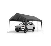 Tente Garage-VEVOR-3,05 x 6,09 m-Abri de Garage Extérieur-Protection Toutes Saisons-Gris