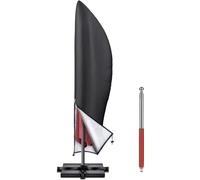 Tente-parasol imperméable avec boucle et mât - Parasol double - Tente-parasol imperméable