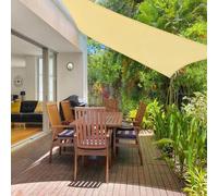 Tente pare-soleil rectangulaire 3 x 4 m, beige, imperméable