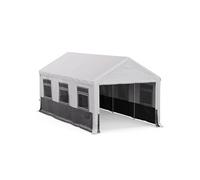 Tente Party Haven 598 x 296 x 280 cm Toile résistante aux intempéries Cadre en acier avec parois latérales