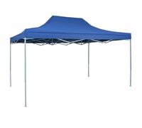 vidaXL Tente pliante Pop-Up 3 x 4,5 m 100% imperméable Acier enduit de poudre Bleue