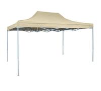Tente pliable - vidaXL - 3x4,5m - Blanc crème - Imperméable - Anti-UV