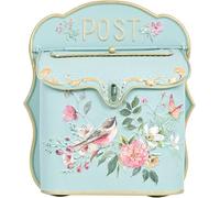 TentHome Boîte aux Lettres Murale en Fer Vintage Originale Petite, Boîte à Lettre Métal Design Retro Extérieur, Décoration pour Jardin Extérieur, Maison, Mariage, Anniversaire (Vert)