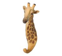 TentHome Crochet Mural Animaux en Résine Vintage, Décoration Murale 3D, Patères Créatives pour Entrée Chambre Salle de Bain，girafe