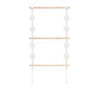 Tenture de rangement pour pinces à cheveux et pinces à cheveux - Organiseur pour bandeau - Crochet pour présentoir de rangement en tissu multicouche