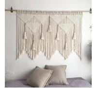 Tenture murale en macram, tapisserie tisse, art tiss moderne et chic, dcoration murale en perles,Style B
