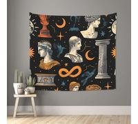 Tenture Statues Et Symboles Grecs Colonnes Romaines Lumineuses Vintage Décor À La Maison Tapisserie Murale Déco Dortoir Pour Chambre Fête L