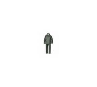 Tenue imperméable verte en nylon Taille 6-M