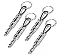 TEOZBLU Marshall Lot de 4 porte-clés muraux, porte-clés à thème guitare avec crochet montage mural, porte clé Marshall Key Holder pour lavier pour guitare