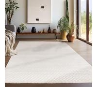Teppium Tapis Salon Moderne Nature-5 160x230 cm - Poils Courts, Effet 3D Style Scandinave, Motif Bohème, Moelleux et Doux - Pour Chambre, Cuisine, Salle de Séjour
