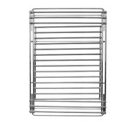 Tepro Accessoires de Barbecue - Grille Principale 28 x 39 cm pour système de Rouille - Rectangulaire, Profondeur de Grille réglable, Environ 39-50 cm - Chromé