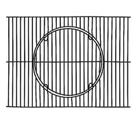 Tepro Accessoires de Barbecue universels en Fonte avec système de Grille de Cuisson, Surface de Cuisson : env. 71,5 x 46 cm, Noir