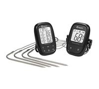 tepro Garten Thermomètre de barbecue noir