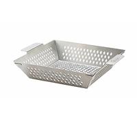 Tepro Grille de Cuisson Profonde 100% Acier Inoxydable - Convient pour Tous Les Types de barbecue et Parfait pour Les légumes de barbecue. M chrom