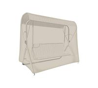Tepro Housse Universelle pour balancelle de Jardin Beige 150 x 150 x 145 cm