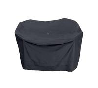 Tepro Housse Universelle pour Salon de Jardin Rond de Petite Taille Noir (200 x 200 x 95 cm)