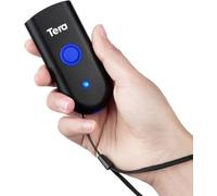 Tera Lecteur de codes-barres Bluetooth Modèle 1100 – Sans fil 2,4 GHz USB 3-en-1 1D Portable