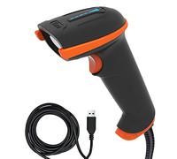 Tera Lecteur de 1D Codes à Laser Douchette Filaire Scanner de Code Barre Antipoussière Antichoc Étanche IP65 Compatible avec iOS Windows Linux pour Entrepôt Bibliothèque Magasin Logistique, L5100Y