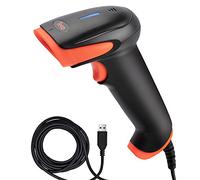 Tera Lecteur Filaire de Codes Barres 1500 Pixel CCD USB Douchette Scanner de Codes Barres Linéaire 1D Scan Rapide et Précis pour Code sur Ecran Digital, Modèle 1500C