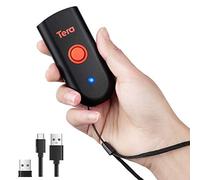 Tera Mini Scanner de Codes-Barres Portable CCD 3 en 1 Bluetooth & câble USB & 2,4 G sans Fil pour Codes-Barres 1D sur Papier & Image Lecteur de Codes-Barres 1100CCD