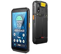 Tera Scanner de Code Barres PDA Android : P500, Honeywell HS7, IP66, 4G LTE | Android 13, MTK octa-core 2,0 GHz, 4 Go + 64 Go, écran 5,45" 1440 x 720, 5100 mAh, NFC, 13 MP + 5 MP, anti-chute 1,8 m