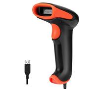 Tera Scanner de Codes Barres 2500 Pixel CCD Lecteur de Codes Barres USB Linéaire 1D Scan Rapide et Précis pour Code Barres sur Ecran Digital, Ordinateur Portable, Smartphone, Modèle 1861WK