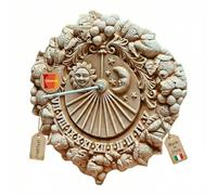 teramico Cadran Solaire Meridiana décoratif en Terre Cuite 35 cm Italienne au Gel et résistant aux intempéries Produit de qualité blumenkübelxxl