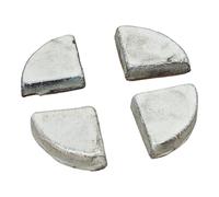 teramico Lot de Pieds élégants pour Pots de Fleurs | Dessous Céramique | Protection Contre l'humidité | Robuste & Durable | Absolument résistant au Gel (Gris/Blanc, Lot de 20)