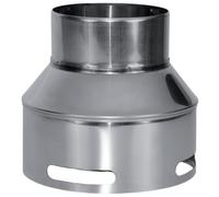 Terminal inox - à visser - sur tubage flexible 130 mm TEN