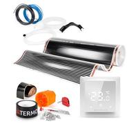 Termofol Chauffage Electrique par le Sol Set - Tapis Chauffant avec H6 Thermostat 230V - Chauffage d'appoint Puissance 140W/m2 - Surface 20 m² - Plancher Chauffant Electrique