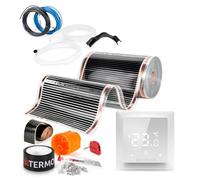 Termofol Chauffage Electrique par le Sol Set - Tapis Chauffant avec H6 Thermostat 230V - Chauffage d'appoint Puissance 140W/m2 - Surface 1 m² - Plancher Chauffant Electrique