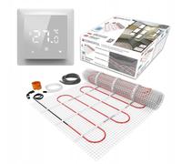 Termofol Tapis de Chauffage Sol + Thermostat Set - Surface 5.00 - Puissance 150W/m2 - Chauffage au Sol Electrique avec Thermostat H6 - Plancher Tapis Chauffant Electrique