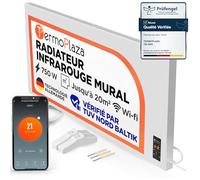 Termoplaza Radiateur Infrarouge Électrique WiFi 750W jusqu’à 20 m² Mural | Chauffage Électrique Infrarouge - Convecteur Électrique - Radiateur Connecté - Basse Consommation - Mural ou Mobile