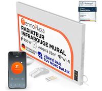 Termoplaza Radiateur Infrarouge Électrique WiFi 950W jusqu’à 25 m² Mural | Chauffage Électrique Infrarouge - Convecteur Électrique - Radiateur Connecté - Basse Consommation - Mural ou Mobile