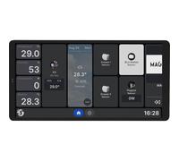 Shelly Wall Display X2i Argent - Panneau de commande Domotique, Wi-Fi et Bluetooth, Commutateur dispositifs connectés et scènes, Écran tactile 6.9”, Haut-parleur, Relais 5A, Shelly app, Home Assistant